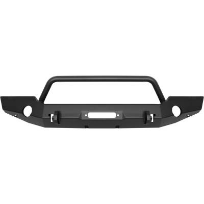 Westin - Westin 59-80115 WJ2 Full Width Bumper w/Bar for 18+ Jeep Gladiator/Wrangler JL