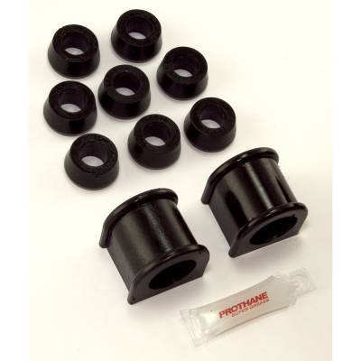 Rugged Ridge - Rugged Ridge 1-1107BL Suspension Stabilizer Bar Bushing Kit Front Black 1-1/8 87