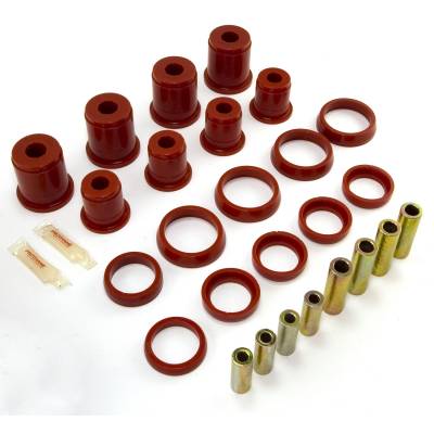 Rugged Ridge - Rugged Ridge 1-204 Suspension Control Arm Bushing Kit Front Red 97-06 Jeep Wrang