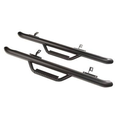 Rugged Ridge - Rugged Ridge 11596.03 Spartan Nerf Bar Textured Black 18-21 Jeep Wrangler JL 2DR
