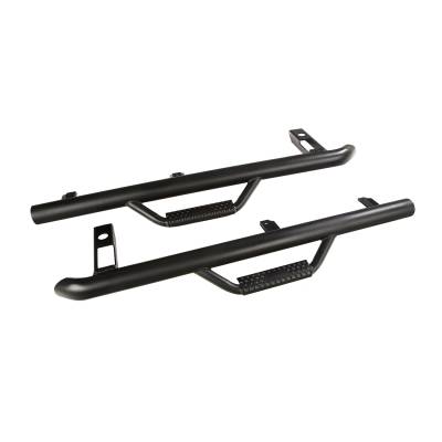 Rugged Ridge - Rugged Ridge 11596.11 Spartan Nerf Bar Kit Textured Black 97-06 Jeep Wrangler TJ