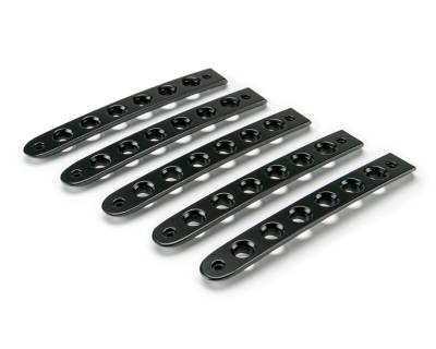 DV8 Offroad - DV8 D-JP-190015-BK-5 Black Door Handle Inserts for 07-18 Jeep Wrangler 4DR