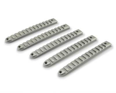 DV8 Offroad - DV8 D-JP-190028-AL-5 Silver Door Handle Inserts for 07-18 Jeep Wrangler JK 4DR