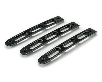 DV8 Offroad - DV8 D-JP-190026-BK-3 Black Door Handle Inserts for 07-18 Jeep Wrangler JK 2DR