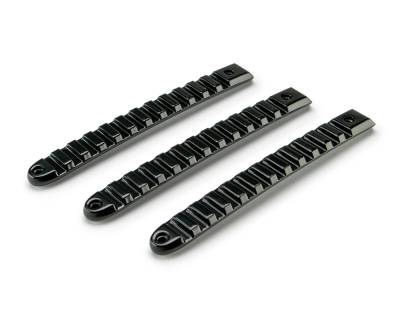 DV8 Offroad - DV8 D-JP-190028-BK-3 Black Door Handle Inserts for 07-18 Jeep Wrangler JK 2DR