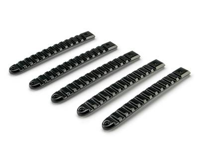DV8 Offroad - DV8 D-JP-190028-BK-5 Black Door Handle Inserts for 07-18 Jeep Wrangler JK 4DR