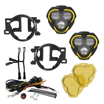 KC Hilites - KC HiLiTES 97154 FLEX ERA 3 LED FOG 2-LIGHT KIT for 10-24 Tacoma Tundra 4Runner