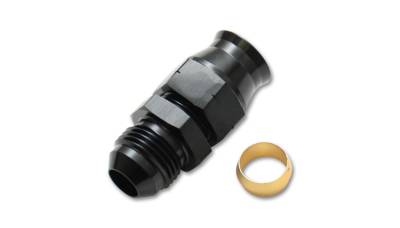 Vibrant Performance - Vibrant 16458 Tube To Male AN Adapter w/Brass Olive Inserts -8AN Tube Size 0.5"