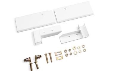 RealTruck Backrack - Backrack 30167W Standard Hardware Kit White for 19-25 Ram 1500