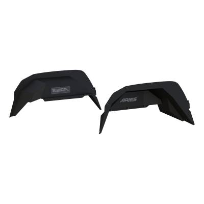 ARIES - ARIES 2500555 Aluminum Rear Inner Fender Liners for Jeep Gladiator JT