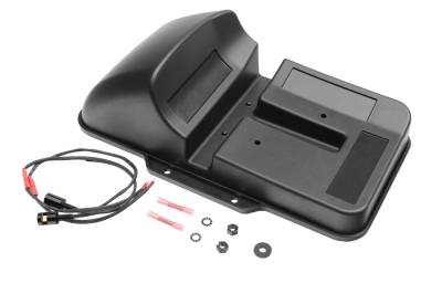 Rugged Ridge - Rugged Ridge 11238.16 LICENSE PLATE RELOCATION REARBLACKJEEP