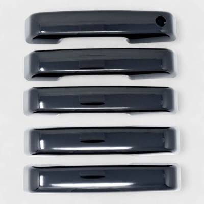 Trim Illusion - Trim Illusion DH6323BLK Front/Rear Door Handle Covers Black Ford Bronco