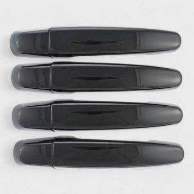 Trim Illusion - Trim Illusion DH6324BLK Front/Rear Door Handle Covers Black Chevy Impala