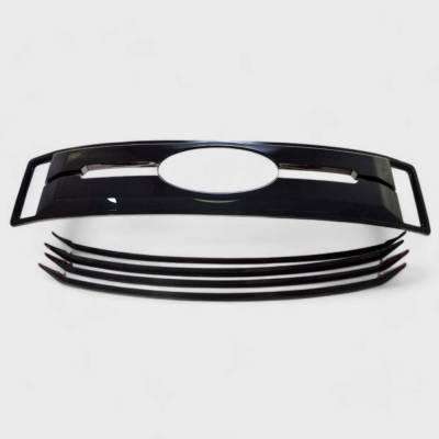 Trim Illusion - Trim Illusion ABS6431BLK Black Front Grille Overlay 17-19 Super Duty XL/XLT