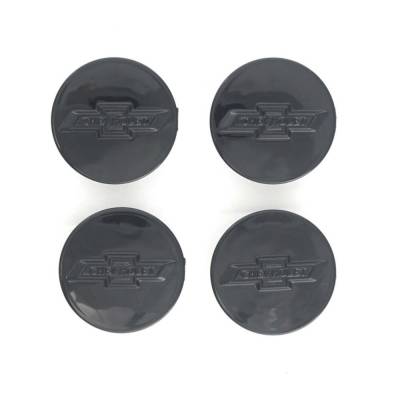 Trim Illusion - Trim Illusion CCAP6808BLK Wheel Center Caps 4PC Black GM SUVS