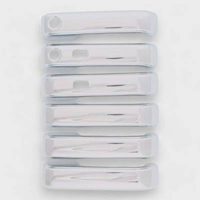Trim Illusion - Trim Illusion DH245 Front/Rear Door Handle Covers Chrome F150/Super Duty