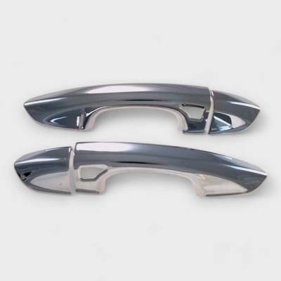 Trim Illusion - Trim Illusion DH263 Front Door Handle Covers Chrome Ford Mustang