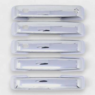 Trim Illusion - Trim Illusion DH329 Front/Rear Door Handle Covers Chrome Ford Bronco