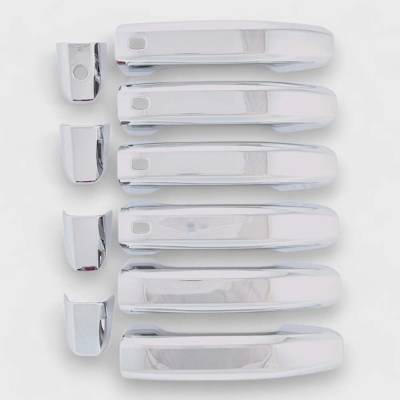Trim Illusion - Trim Illusion DH310 Front/Rear Door Handle Covers Chrome for GM Truck/SUV