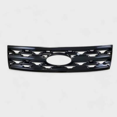 Trim Illusion - Trim Illusion ABS6489BLK Black Front Grille Overlay 18-19 Ford Explorer