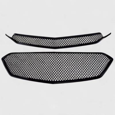 Trim Illusion - Trim Illusion ABS6455BLK Black Front Grille Overlay 16-17 Chevy Equinox