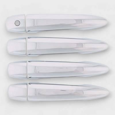 Trim Illusion - Trim Illusion DH326 Front/Rear Door Handle Covers Chrome for Rogue/Pathfinder