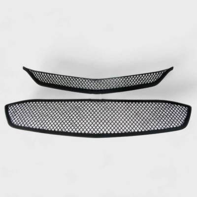 Trim Illusion - Trim Illusion ABS6457BLK Black Front Grille Overlay 16-18 Chevy Malibu