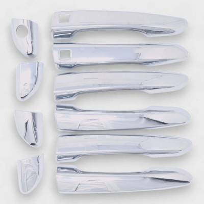 Trim Illusion - Trim Illusion DH297 Front/Rear Door Handle Covers Chrome for Hyundai Tucson