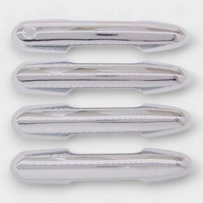 Trim Illusion - Trim Illusion DH301 Front/Rear Door Handle Covers Chrome for Tundra/Sequoia