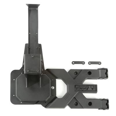Rugged Ridge - Rugged Ridge 11546.5 Heavy-Duty Tire Carrier Kit for 07-18 Jeep Wrangler JK