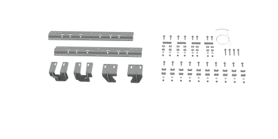 B&W Trailer Hitches - B&W Hitch RVK2505 Custom Installation Kit for Universal Mounting Rails for GM