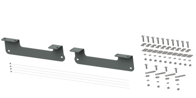 B&W Trailer Hitches - B&W Hitch RVR2404 Install Brackets for Universal Mounting Rails Ford