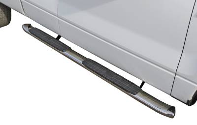 Steelcraft - Steelcraft 40-02237 Stainless 4" Step Bars for 07-18 Silverado & Sierra Crew Cab