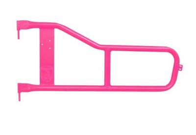 Steinjager - Steinjager Front Tubular Trail Doors-Hot Pink for Jeep Scrambler J0046526