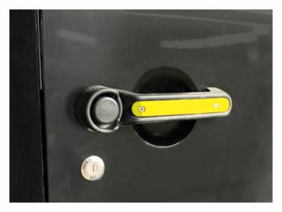 Steinjager - Steinjager Outer Door Handle Trim-Lemon Peel 5pc. Kit for Jeep JK J0044811