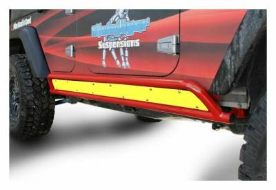 Steinjager - Steinjager Phantom Rock Slider Inserts-Neon Yellow for Jeep JK 4DR J0046545