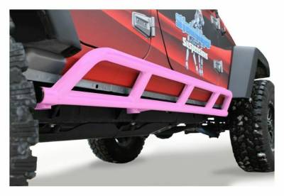 Steinjager - Steinjager Bare Knuckles Rock Sliders-Pinky for Wrangler JK 4DR J0043928