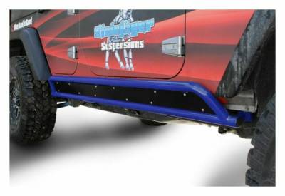 Steinjager - Steinjager Phantom Rock Sliders-Southwest Blue for Wrangler JK 4DR J0044884