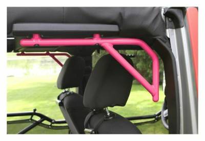 Steinjager - Steinjager Rear Rigid Style Grab Handles-Hot Pink for Jeep JK 4DR J0046508