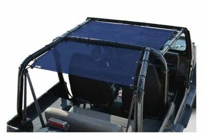 Steinjager - Steinjager Teddy Top Mesh Bikini-Blue for Wrangler YJ J0045481