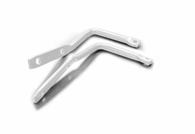 Steinjager - Steinjager A-Pillar Mount Door Mirror Legs-White for Wrangler JK J0046729