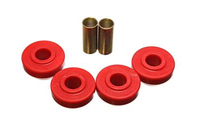 Energy Suspension - Energy Suspension 5.7109R Strut Rod Bushing Set Polyurethane Red
