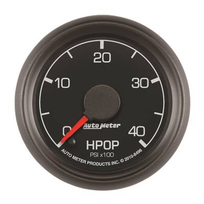 AutoMeter - AutoMeter 8496 Factory Match HPOP Gauge 0-4K PSI 2-1/16" for Ford Stepper Motor