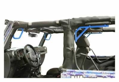 Steinjager - Steinjager Front/Rear Rigid Grab Handles-Playboy Blue for Jeep JK 2DR J0044762