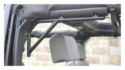 Steinjager - Steinjager Rear Rigid Grab Handles-Texturized Black for Jeep JK 4DR J0041238