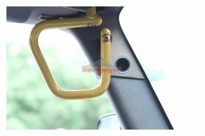 Steinjager - Steinjager Front Rigid Style Grab Handles-Military Beige for Jeep JK J0041247