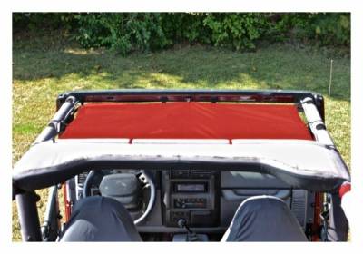 Steinjager - Steinjager Teddy Top Mesh Bikini Red for Wrangler TJ J0043712