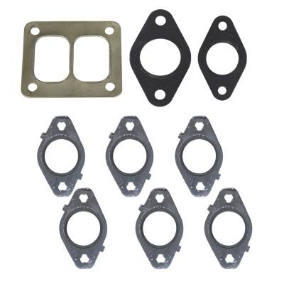 BD Diesel - BD Diesel 1045992-T4 Exhaust Manifold Gasket T4 Mount for 07.5-18 Cummins 6.7L
