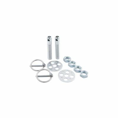 Allstar Performance - Allstar Performance ALL18476 Lightweight Aluminum Hood Pin Kit 1/2" Silver