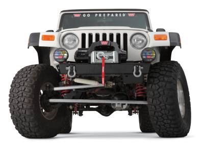 Warn - Warn 87700 Rock Crawler Stubby Front Bumper for 97-06 Jeep Wrangler TJ